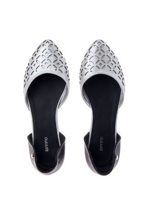 Baleta Plateado-Negro Tannino