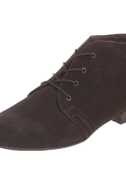Botines Tannino Gamuza Marrón
