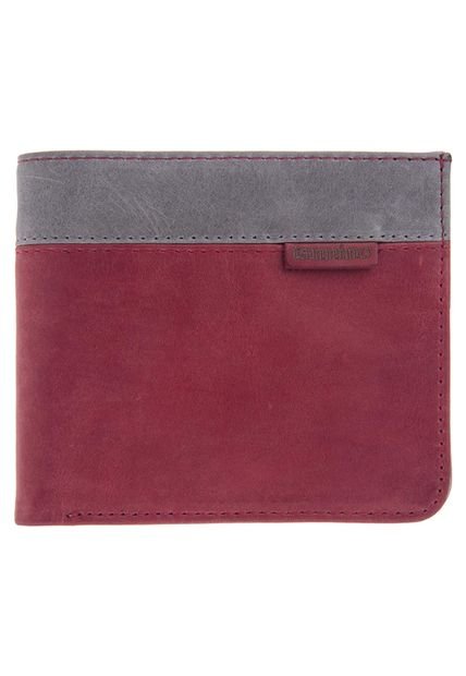 Billetera Rojo-Gris Tannino