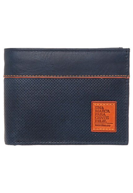 Billetera Azul-Naranja Tannino