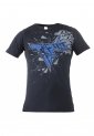 Camiseta Tapout  Negro-Azul de Tapout