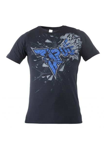 Camiseta Tapout  Negro-Azul