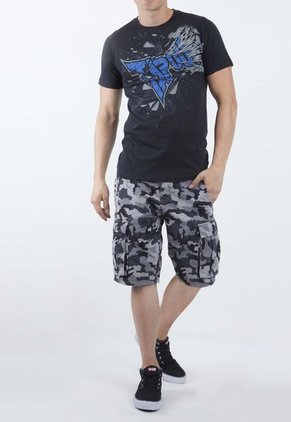 Camiseta Tapout  Negro-Azul
