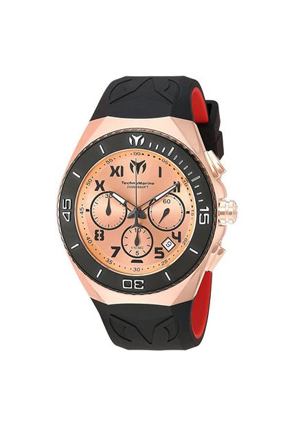 Reloj Para Hombre Technomarine Manta Tm-215065 Negro, Rojo