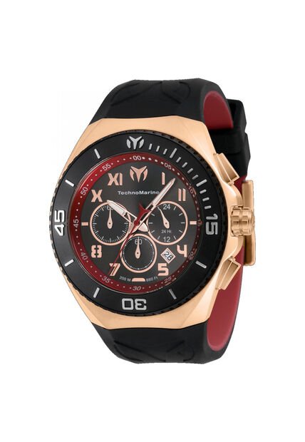 Reloj Technomarine Modelo TM 221046 Negro Rojo Hombre