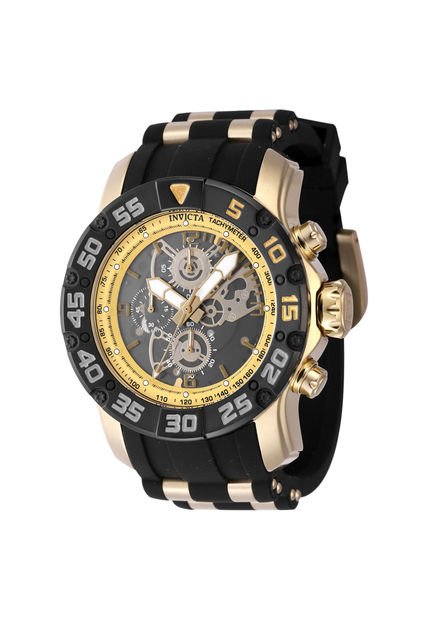Reloj Technomarine Modelo 48065 Negro, Dorado Hombre