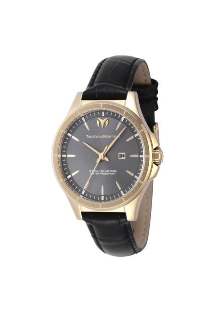 Reloj Technomarine Modelo Número De Serie 822044 Negro Mujer