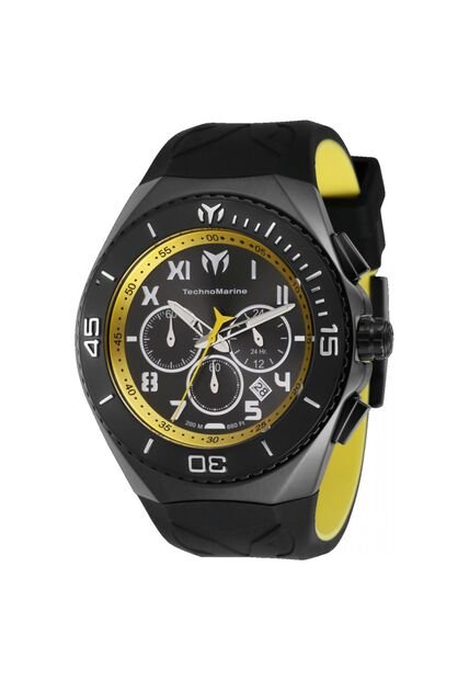 Reloj Technomarine Modelo TM 221045 Amarillo, Negro Hombres