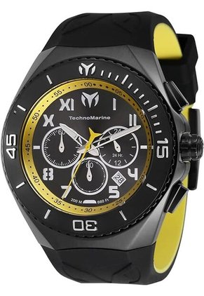 Reloj Technomarine Modelo TM 221045 Amarillo, Negro Hombres