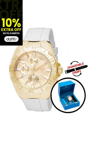 Reloj Technomarine Modelo TM 124009 Blanco, Azul, Negro Dama Technomarine