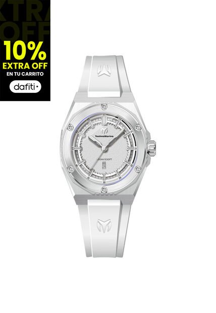 Reloj Technomarine Modelo TM-416049 Blanco Dama