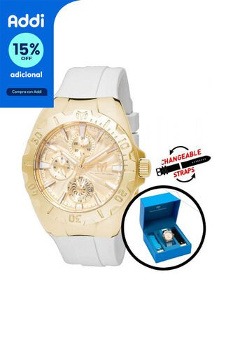 Reloj Technomarine Modelo TM 124009 Blanco, Azul, Negro Dama Technomarine