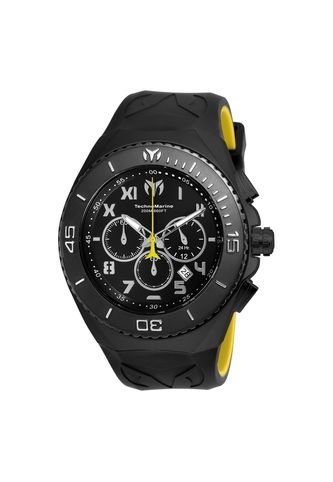 Reloj Para Hombre Technomarine Manta Tm-215069 Amarillo Negro Technomarine