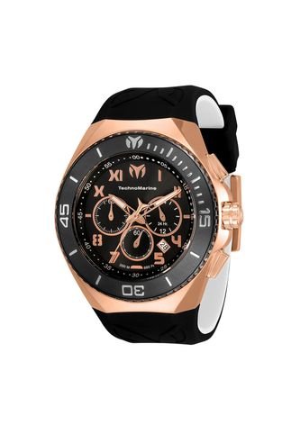 Reloj Para Hombre Technomarine Manta Tm-220007 Blanco Negro Technomarine