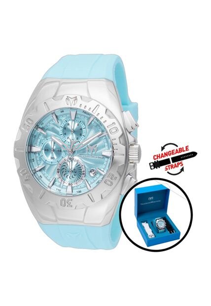 Reloj Technomarine Modelo TM 124003 Negro, Blanco, Azul Claro Hombres