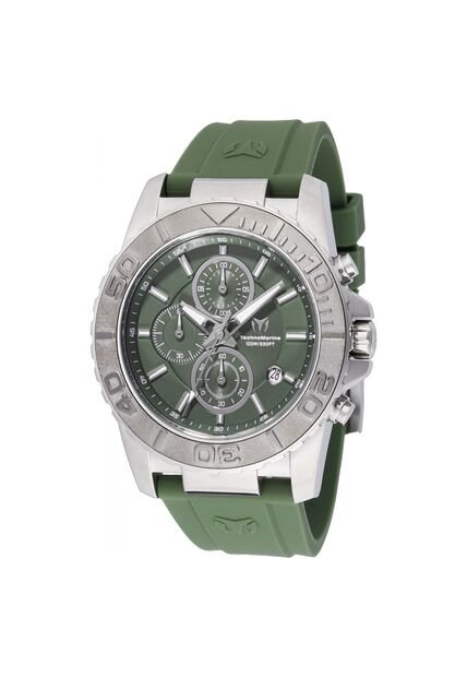 Reloj Technomarine Modelo Número De Serie 725005 Verde Oliva Hombres