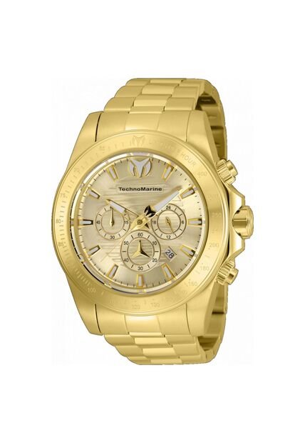 Reloj Technomarine Modelo Número De Serie 220130 Oro Hombres