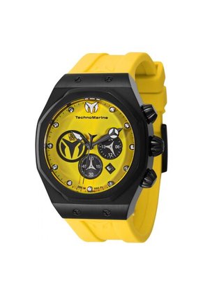 Reloj Technomarine Modelo Número De Serie 523002 Amarillo Hombres