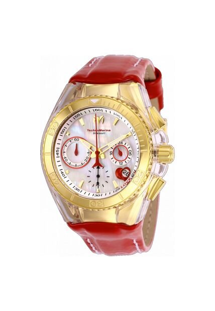 Reloj Technomarine Modelo TM 117003 Rojo, Rojo, Blanco Dama