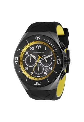 Reloj Technomarine Modelo TM 221045 Amarillo, Negro Hombre