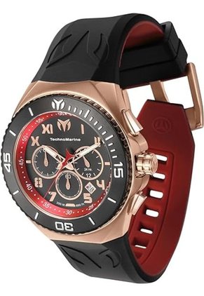 Reloj Technomarine Modelo TM 221046 Negro Rojo Hombre