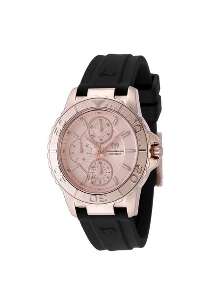 Reloj Technomarine Modelo Número De Serie 725015 Negro Dama