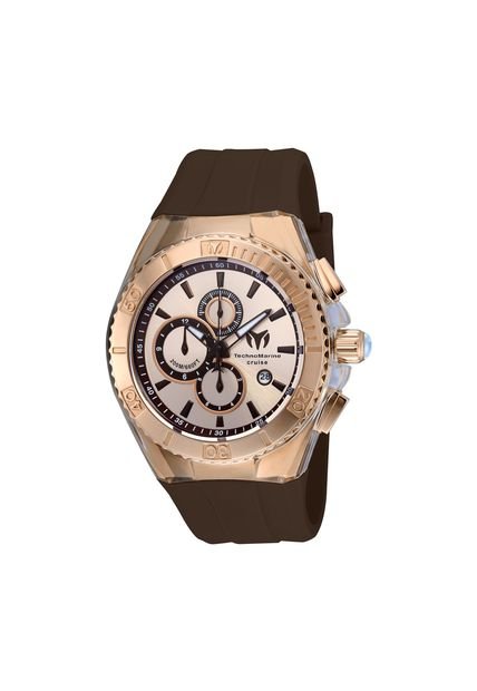 Reloj Para Hombre Technomarine Cruise Tm-115217 Marr\u00f3n