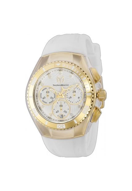 Reloj Technomarine Modelo Número De Serie 120045 Blanco Mujer