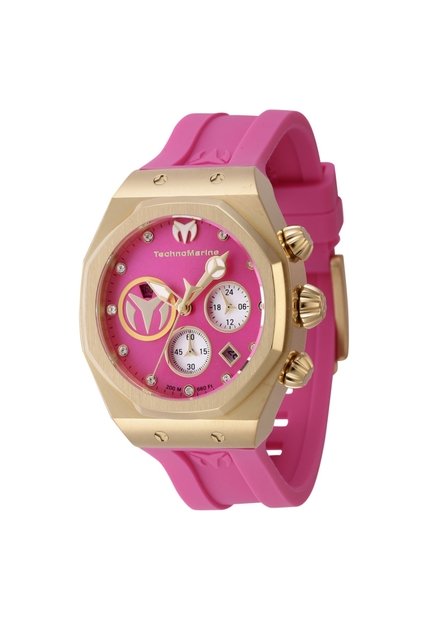 Reloj Technomarine Modelo Número De Serie 523009 Fucsia Dama