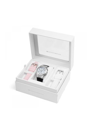 Reloj Technomarine Modelo Número De Serie 124032 Negro, Blanco, Rosa Dama