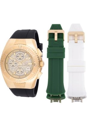 Reloj Technomarine Modelo Número De Serie 124031 Negro, Blanco, Verde Hombres