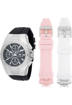 Reloj Technomarine Modelo Número De Serie 124033 Negro, Blanco, Rosa Dama