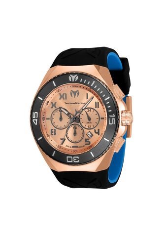 Reloj Para Hombre Technomarine Manta Tm-220015 Azul Negro Technomarine