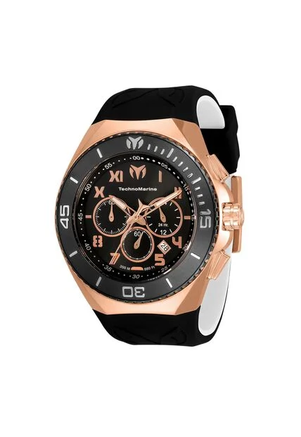 Reloj Para Hombre Technomarine Manta Tm-220007 Blanco Negro