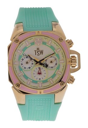 Reloj Verde Menta-Rosa-Dorado TECHNOSPORT