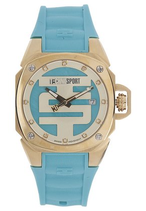 Reloj Azul Turquesa-Dorado TECHNOSPORT