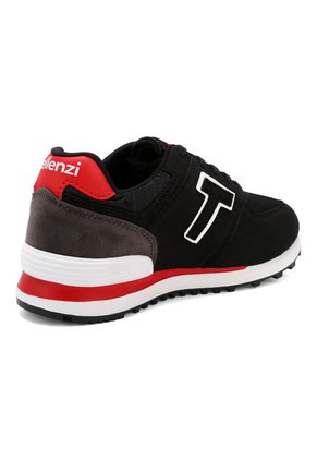 Tenis Hombre Negro*Rojo Tellenzi 040