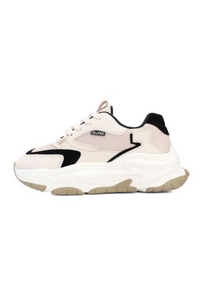 Tenis Sneakers Dama Beige Tellenzi 428