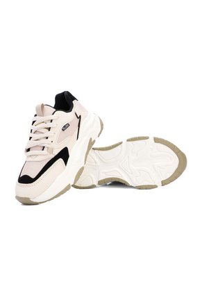 Tenis Sneakers Dama Beige Tellenzi 428