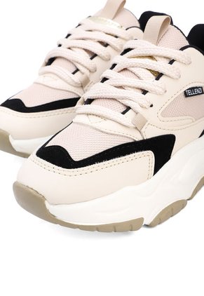 Tenis Sneakers Dama Beige Tellenzi 428