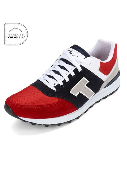 Tenis Hombre Rojo * Azul Tellenzi 040