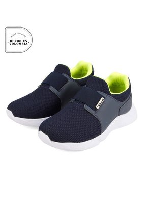Tenis Infantil Azul Verde Tellenzi 134