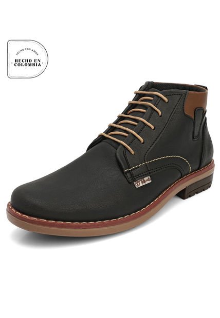 Zapatos Hombre Negro*Caramelo Tellenzi F2817