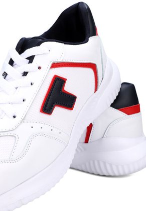 Tenis Hombre Blanco*Azul*Rojo Tellenzi 897