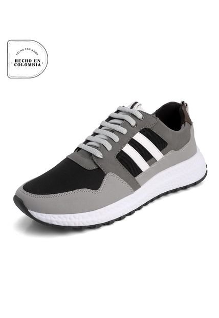 Tenis Hombre Gris Tellenzi 1618