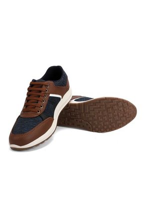 Tenis Hombre Miel* Azul Tellenzi 30