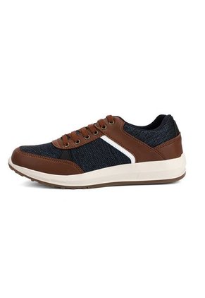 Tenis Hombre Miel* Azul Tellenzi 30