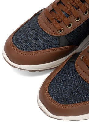 Tenis Hombre Miel* Azul Tellenzi 30