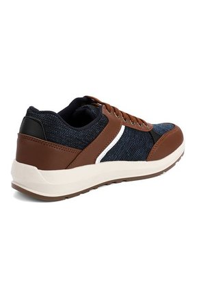 Tenis Hombre Miel* Azul Tellenzi 30