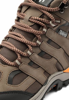 Bota Outdoor Hombre Verde-Café Tellenzi 9-103